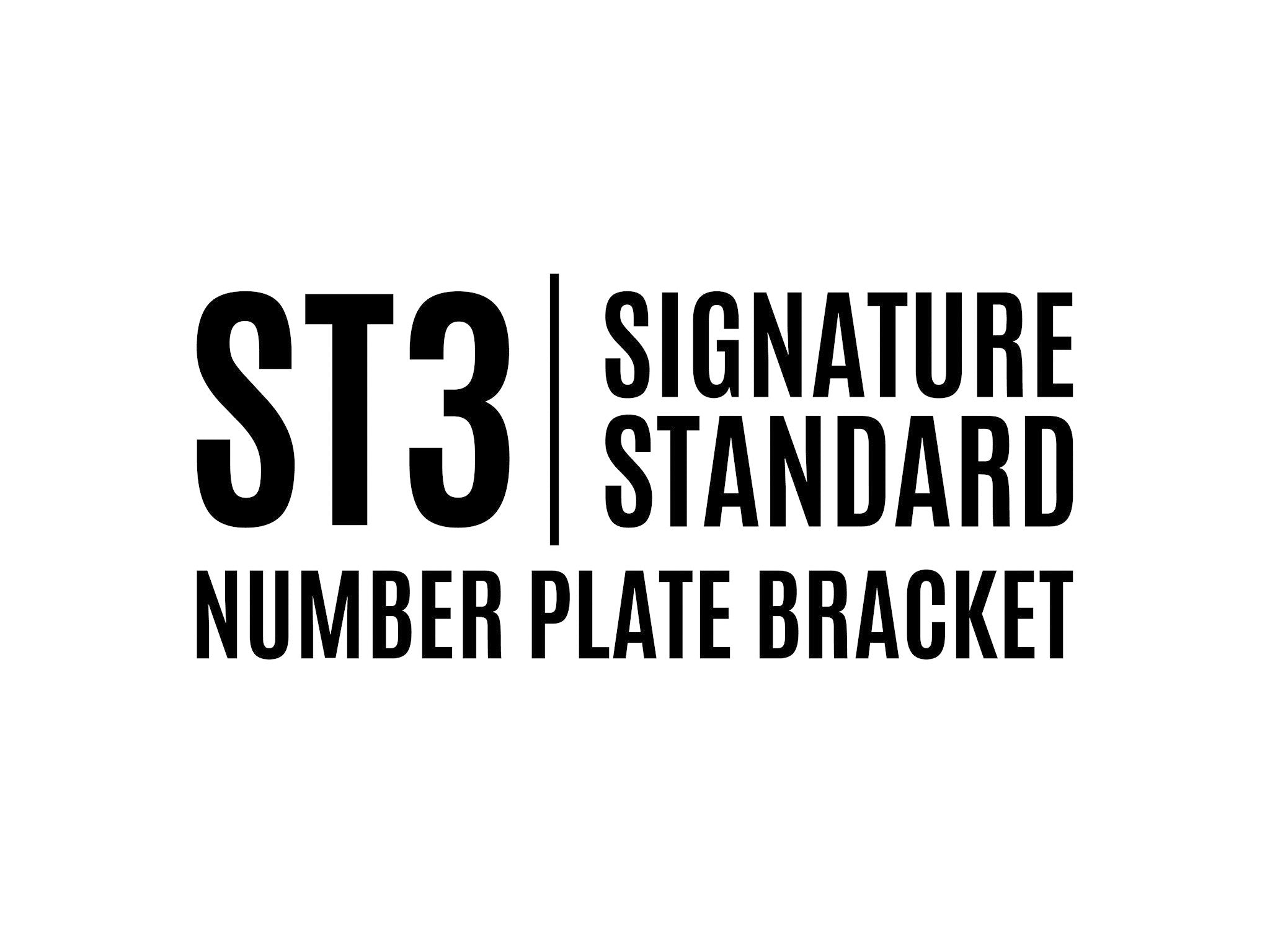 [VIC] ST3 Standard - Lucky Number Plate Bracket - 380mm (w) x 137mm (h)