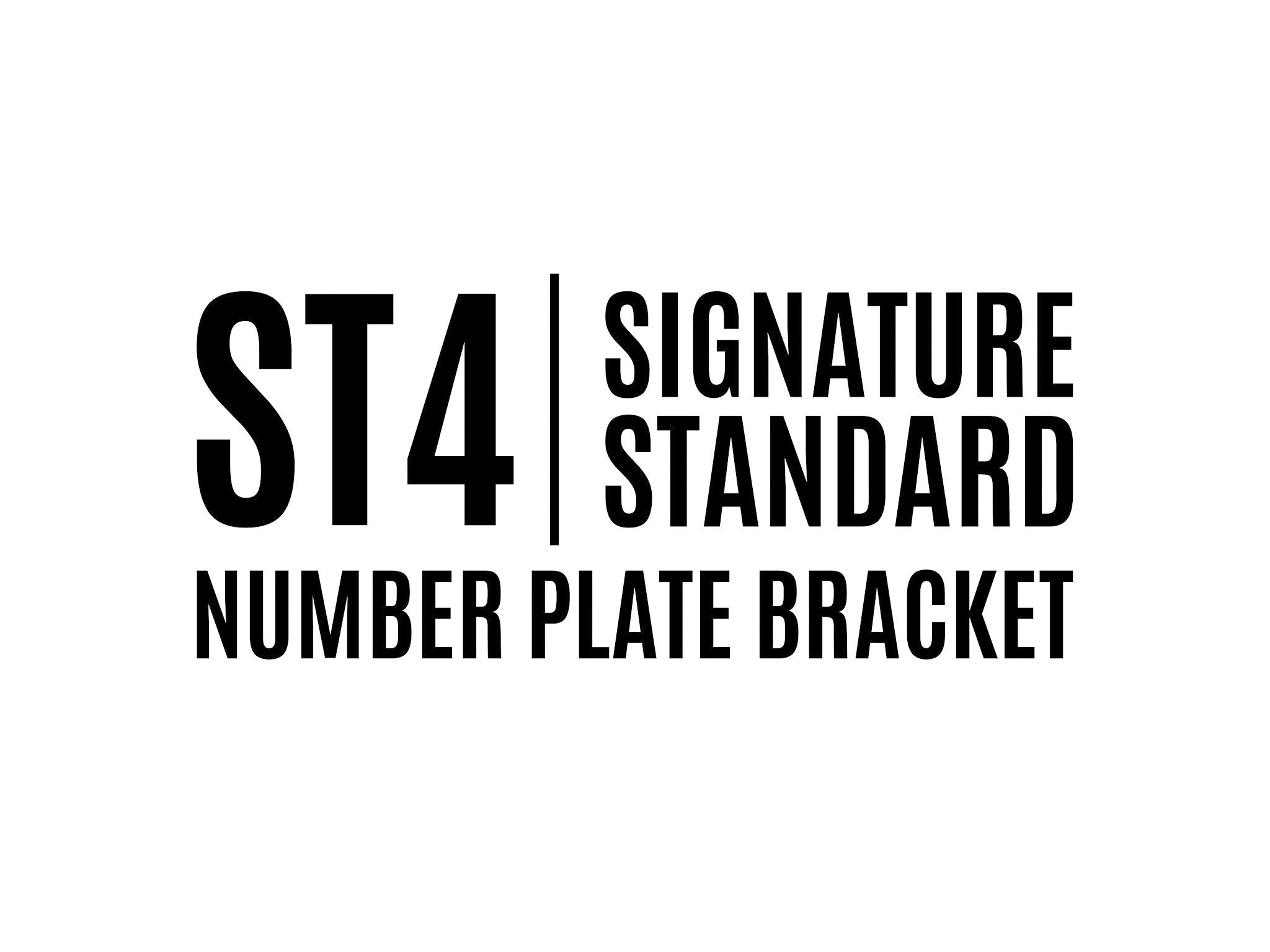 [VIC] ST4 Standard - Lucky Number Plate Bracket - 380mm (w) x 137mm (h)