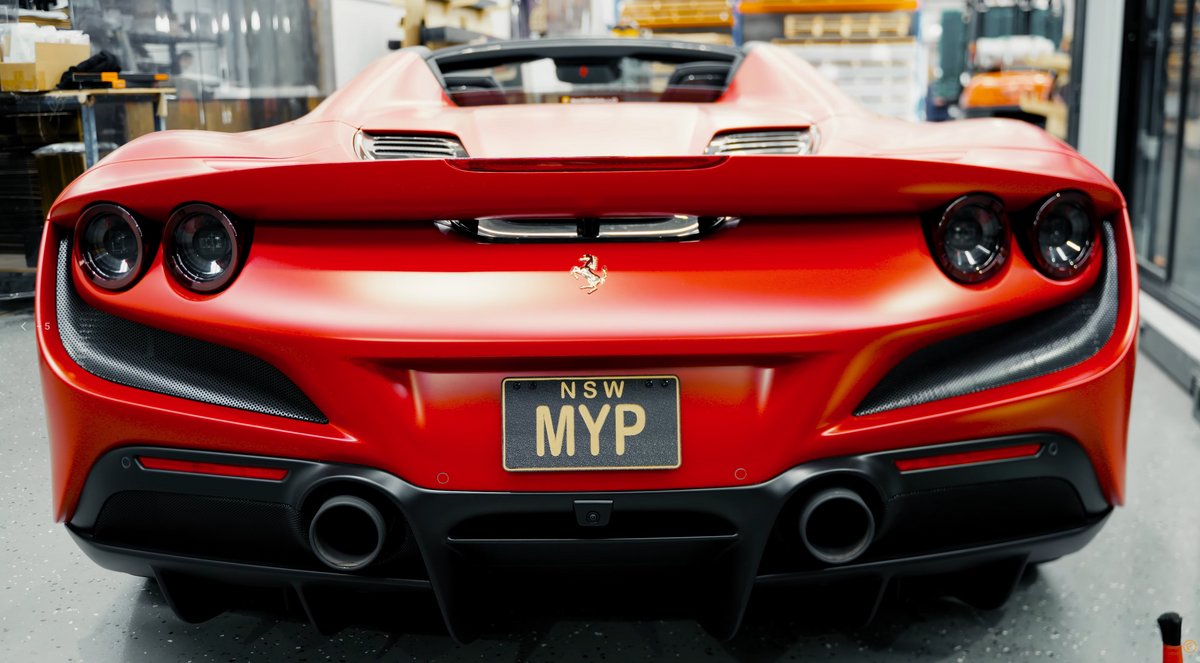 Ferrari F8 Rear Modular Base Plate - Custom Bracket (Rear)
