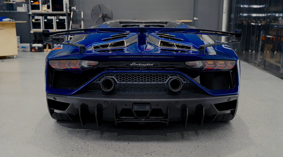 Lamborghini Adventador SVJ/Roadster LP 770-4 2018-22 OEM Plinth Delete Kit (REAR)