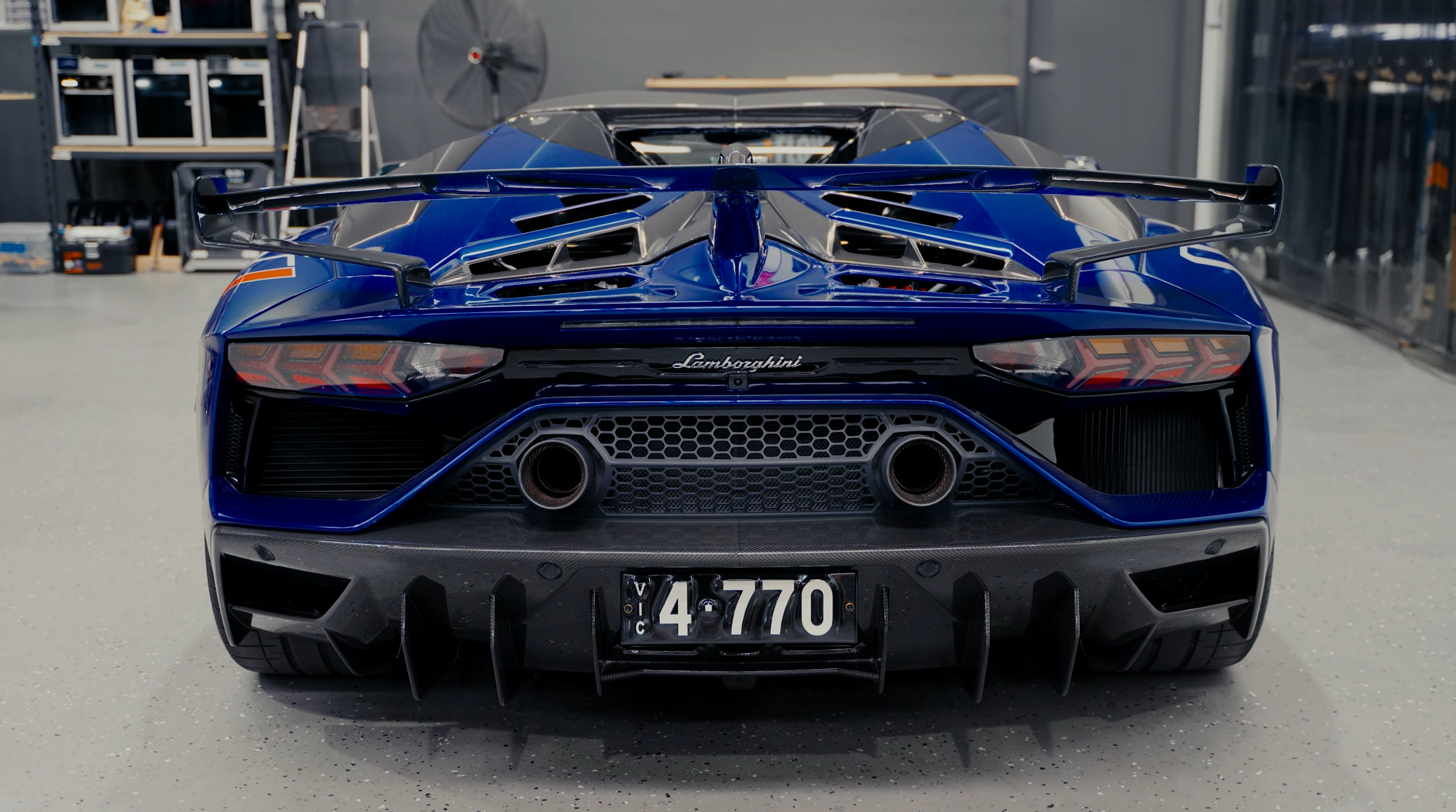 Lamborghini Adventador SVJ/Roadster LP 770-4 2018-22 OEM Plinth Delete Kit (REAR)