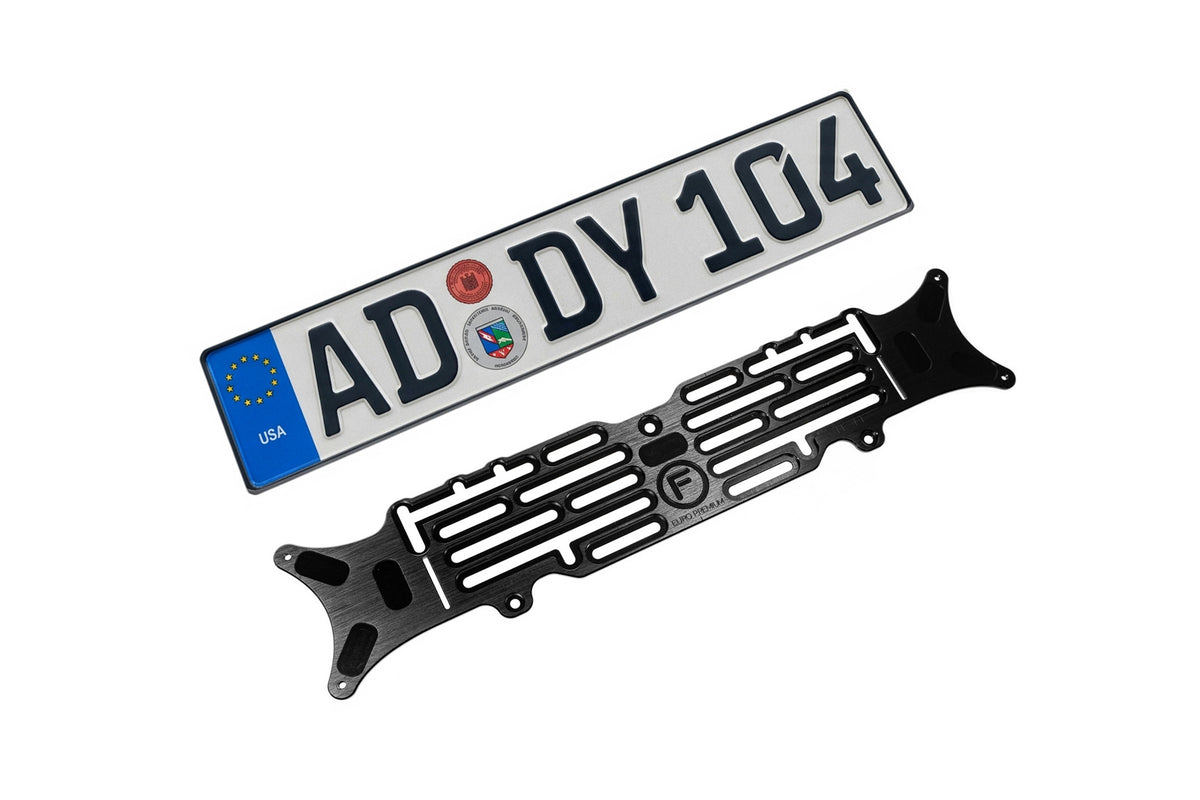 [ALL US STATES] Euro Size Plates - Number Plate Bracket 520mm (w) x 110mm (h)