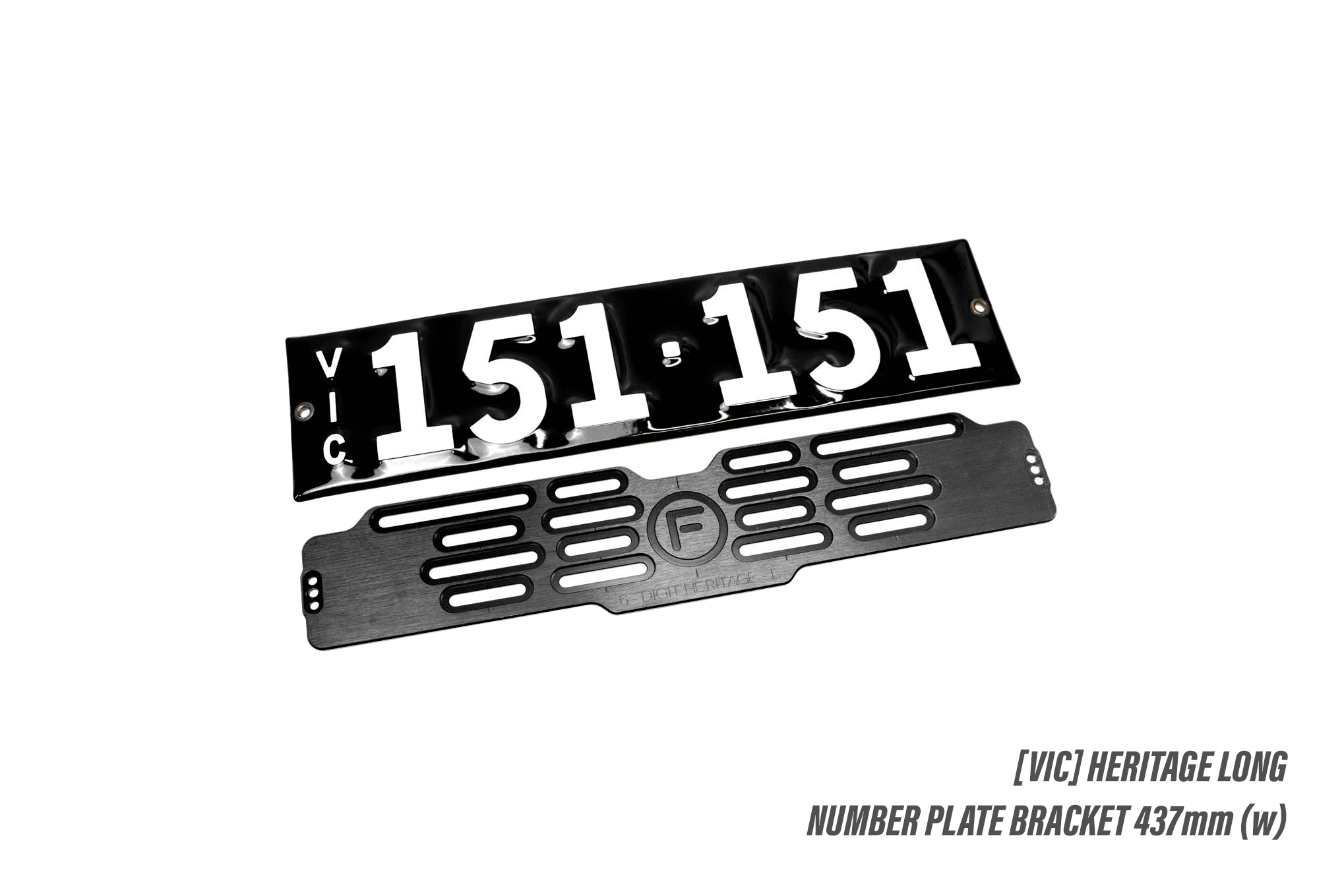 [VIC] Heritage 6 Digit - Number Plate Bracket