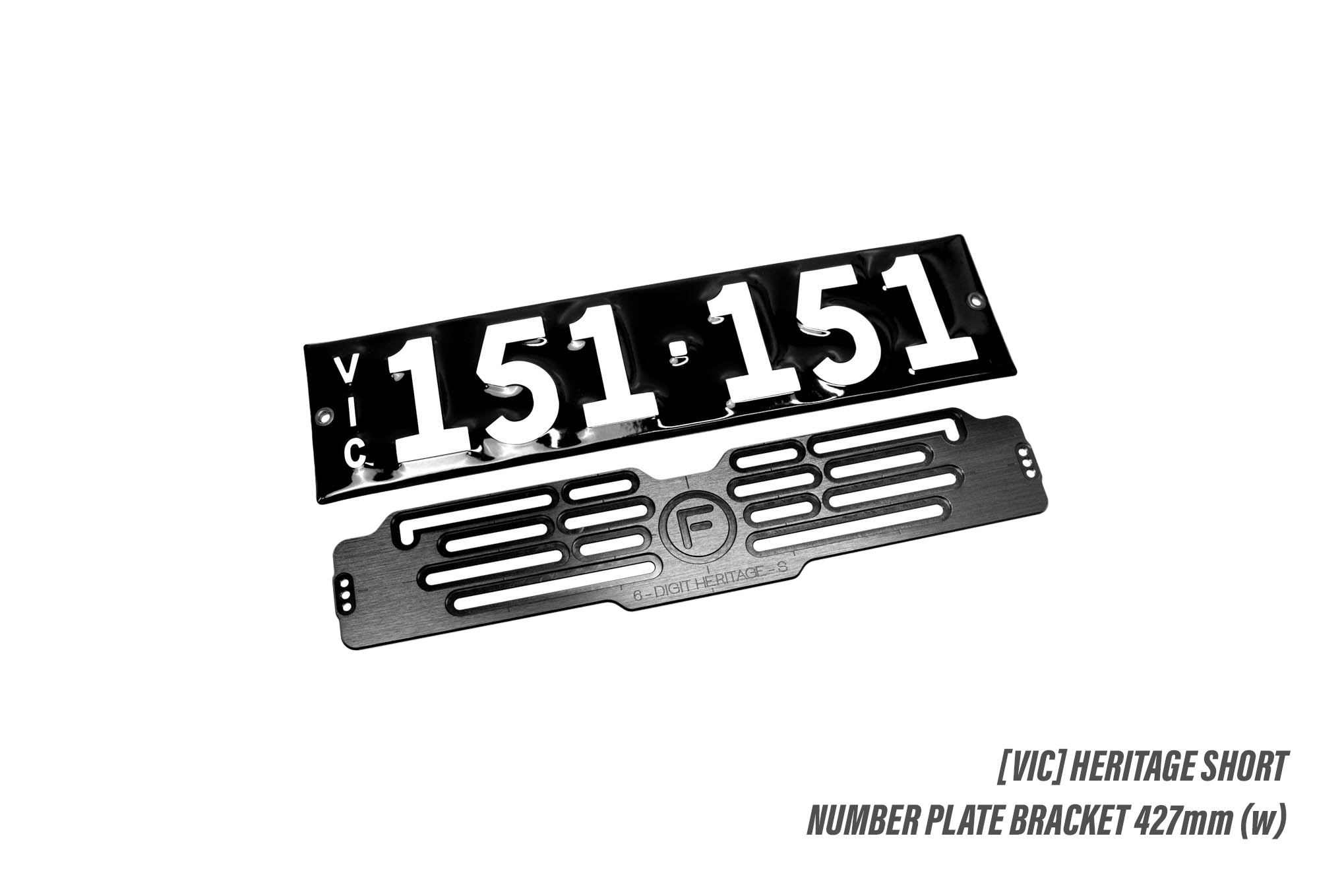 [VIC] Heritage 6 Digit - Number Plate Bracket