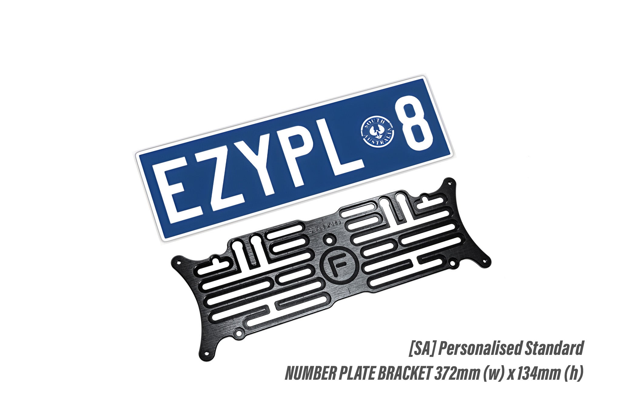 [SA] Personalised Standard - Number Plate Bracket 372mm (w) x 134mm (h)